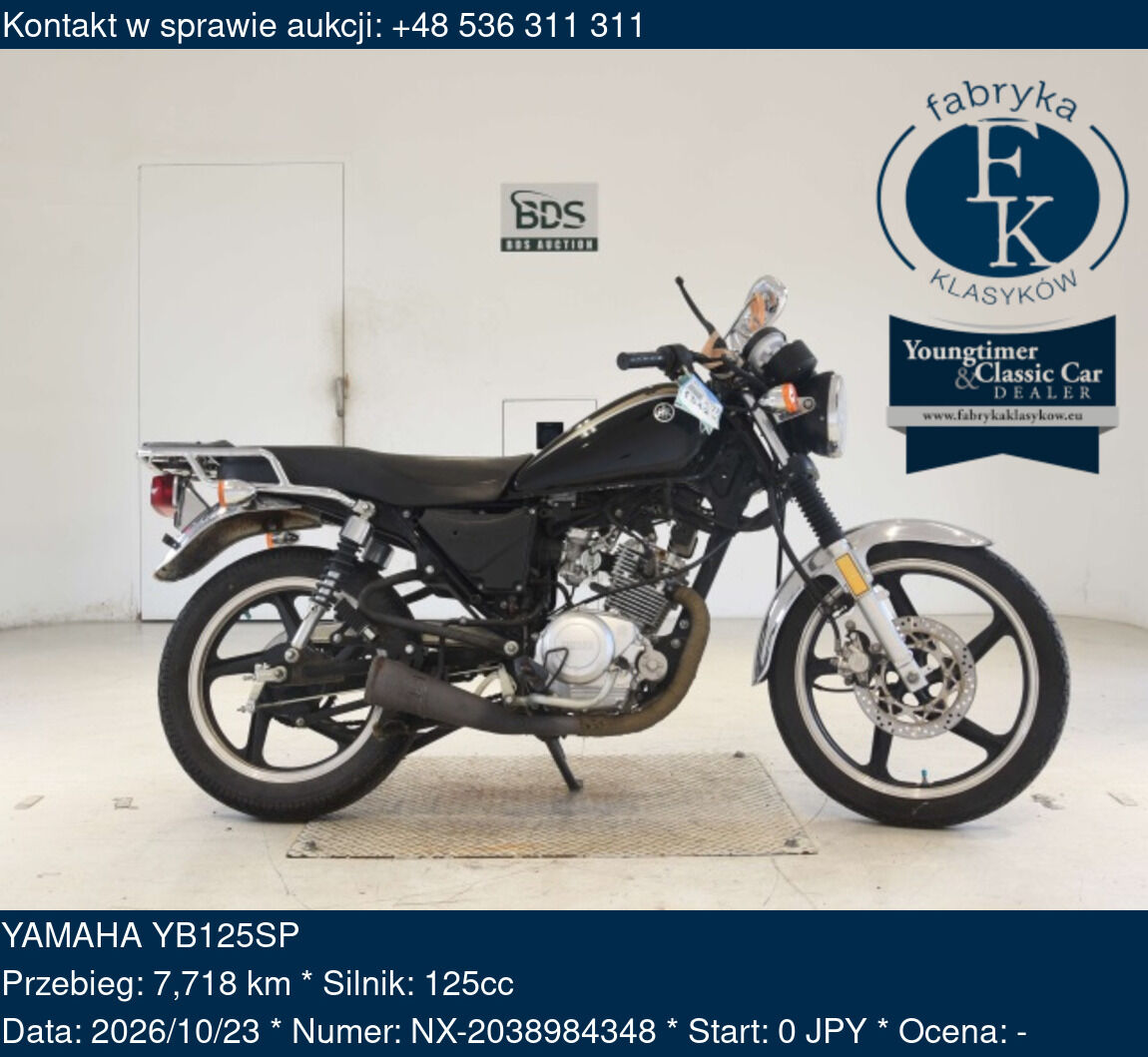 YAMAHA YB125SP  - zdjęcie 2