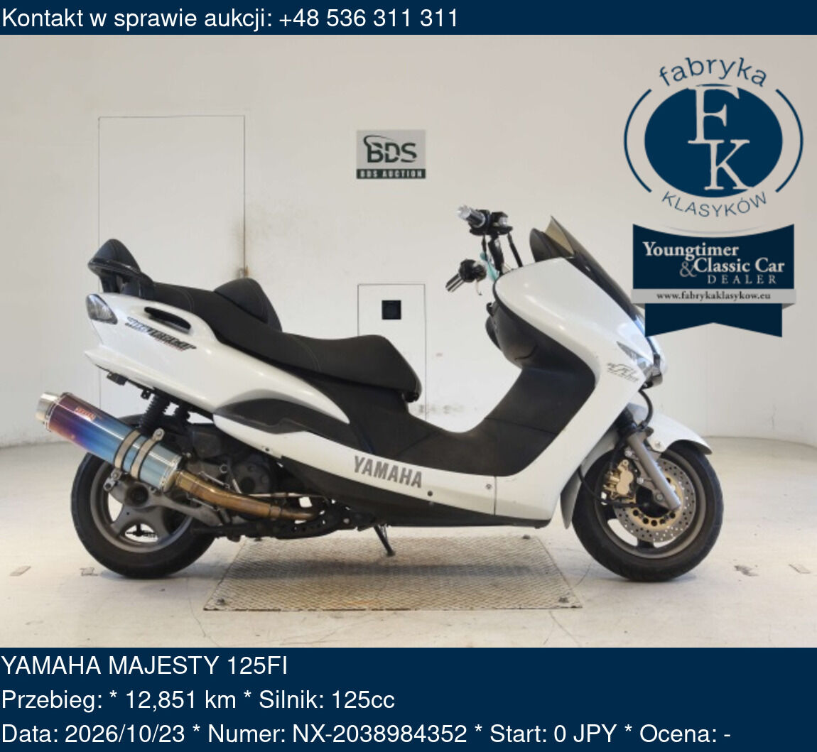 YAMAHA MAJESTY 125FI  - zdjęcie 2