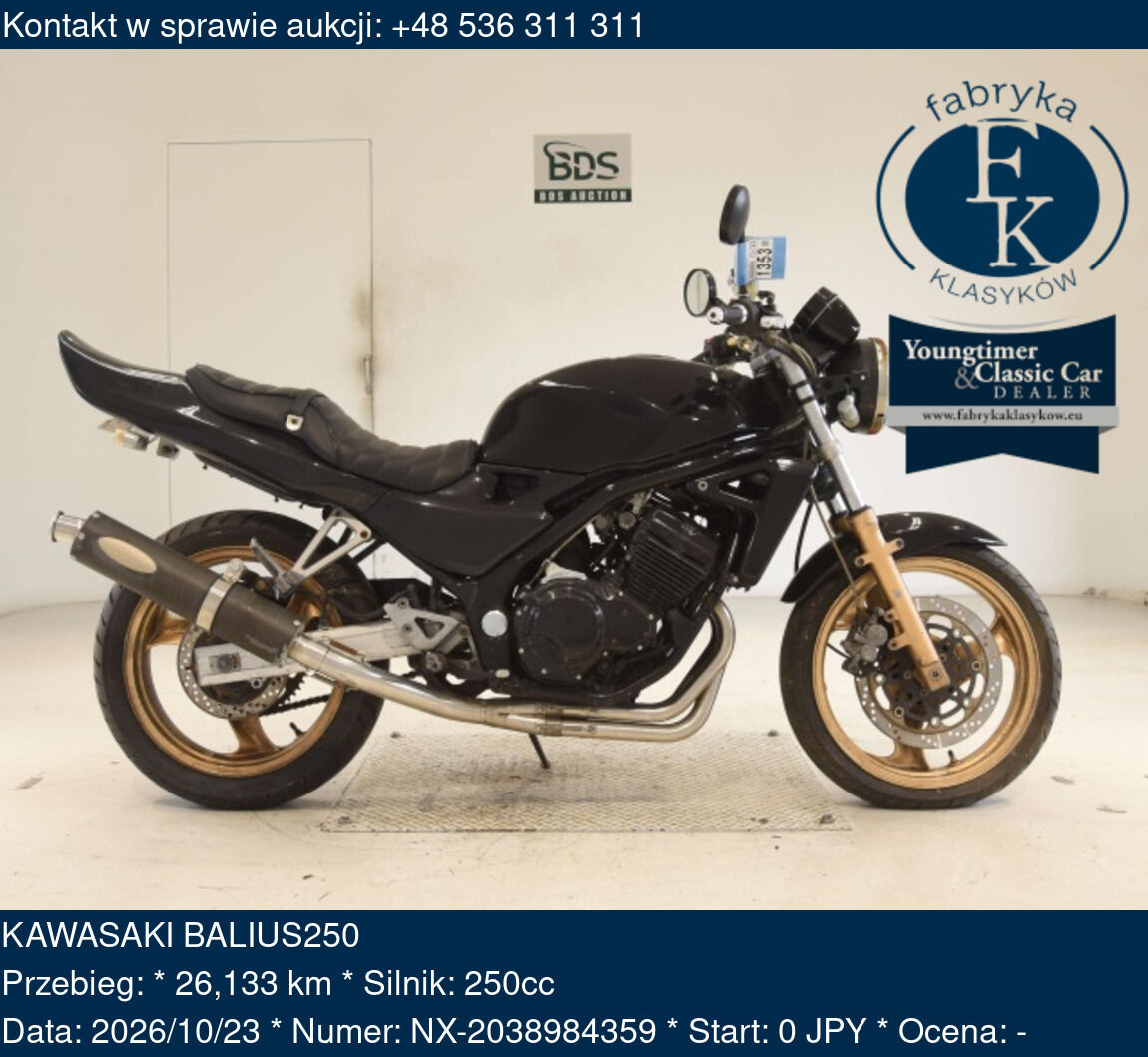 KAWASAKI BALIUS250  - zdjęcie 2