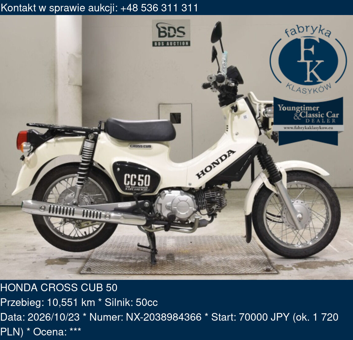 HONDA CROSS CUB 50  - zdjęcie 2