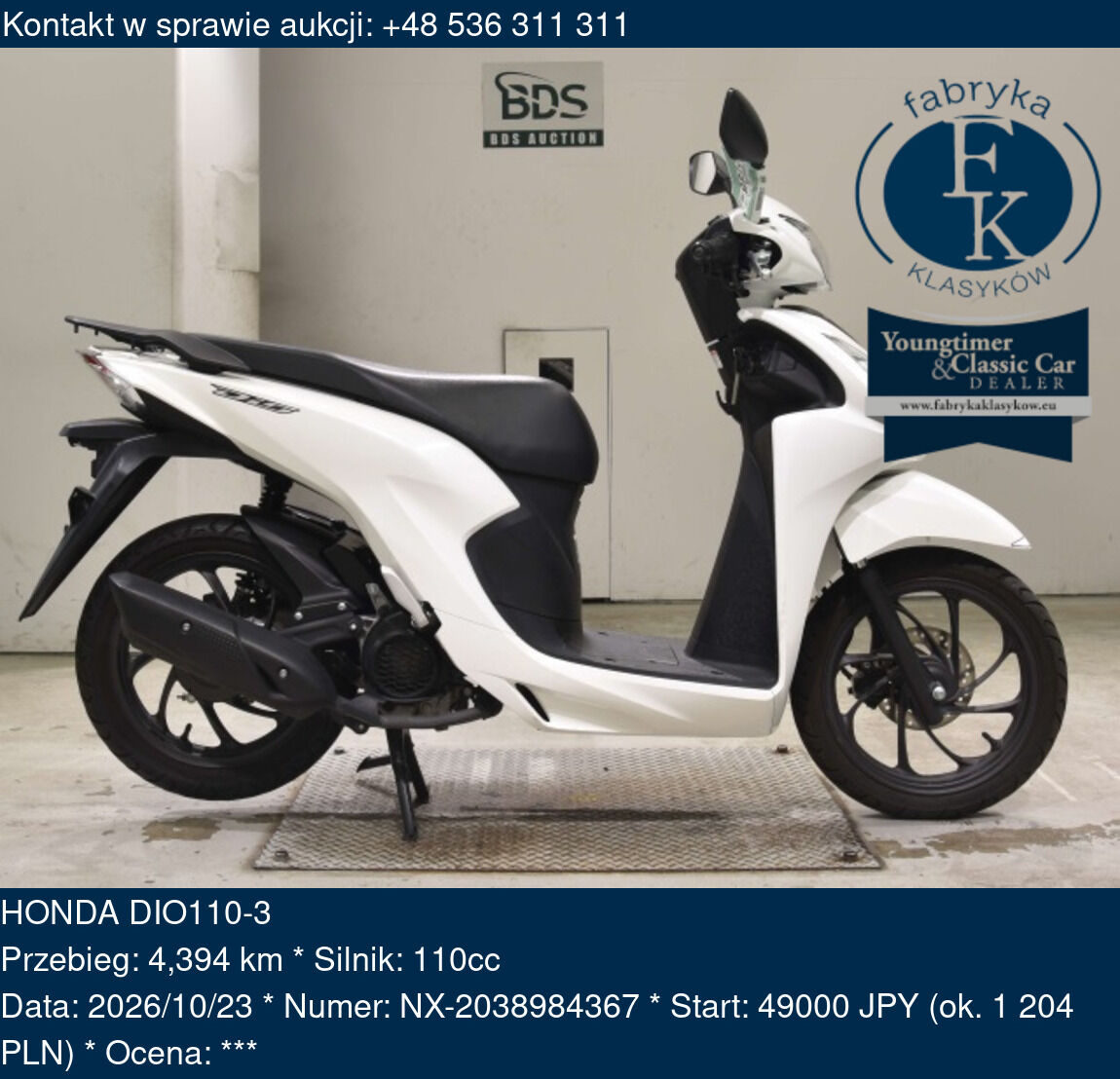 HONDA DIO110-3 - zdjęcie 2