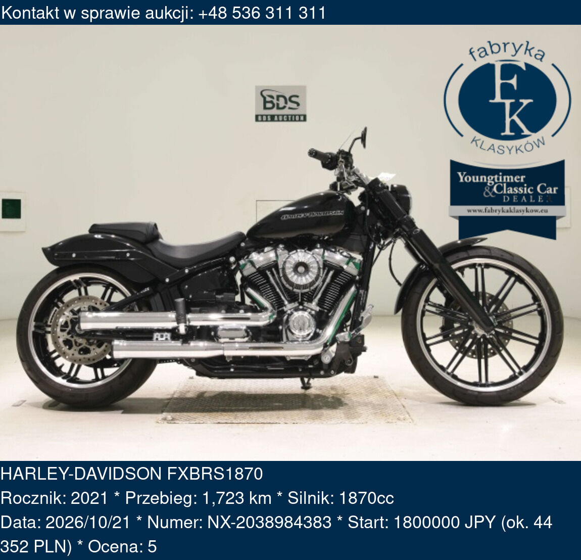 HARLEY-DAVIDSON FXBRS1870 2021 - zdjęcie 2