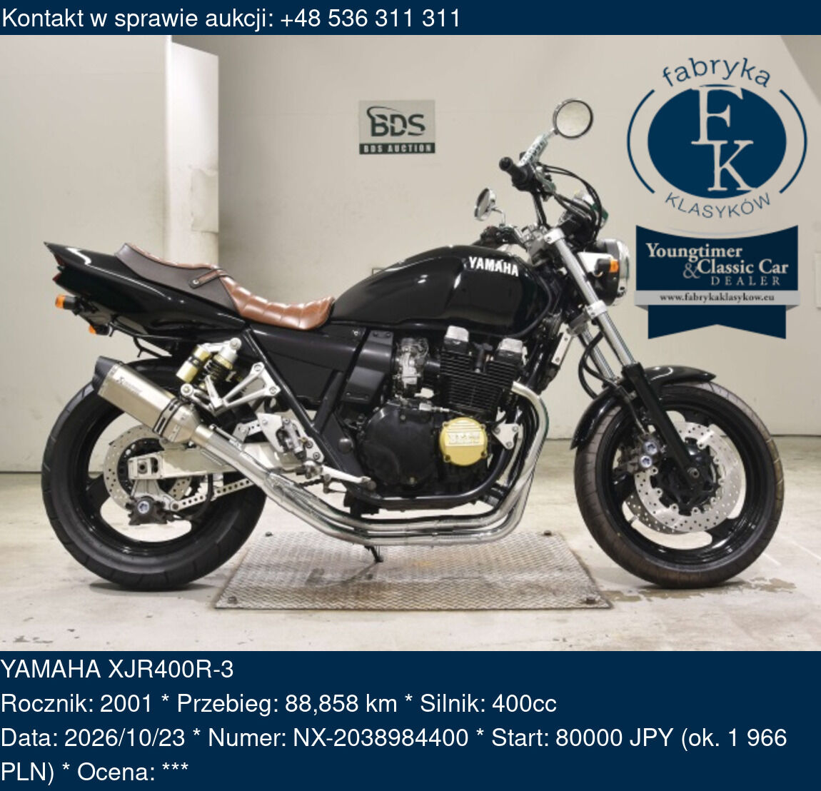 YAMAHA XJR400R-3 2001 - zdjęcie 2