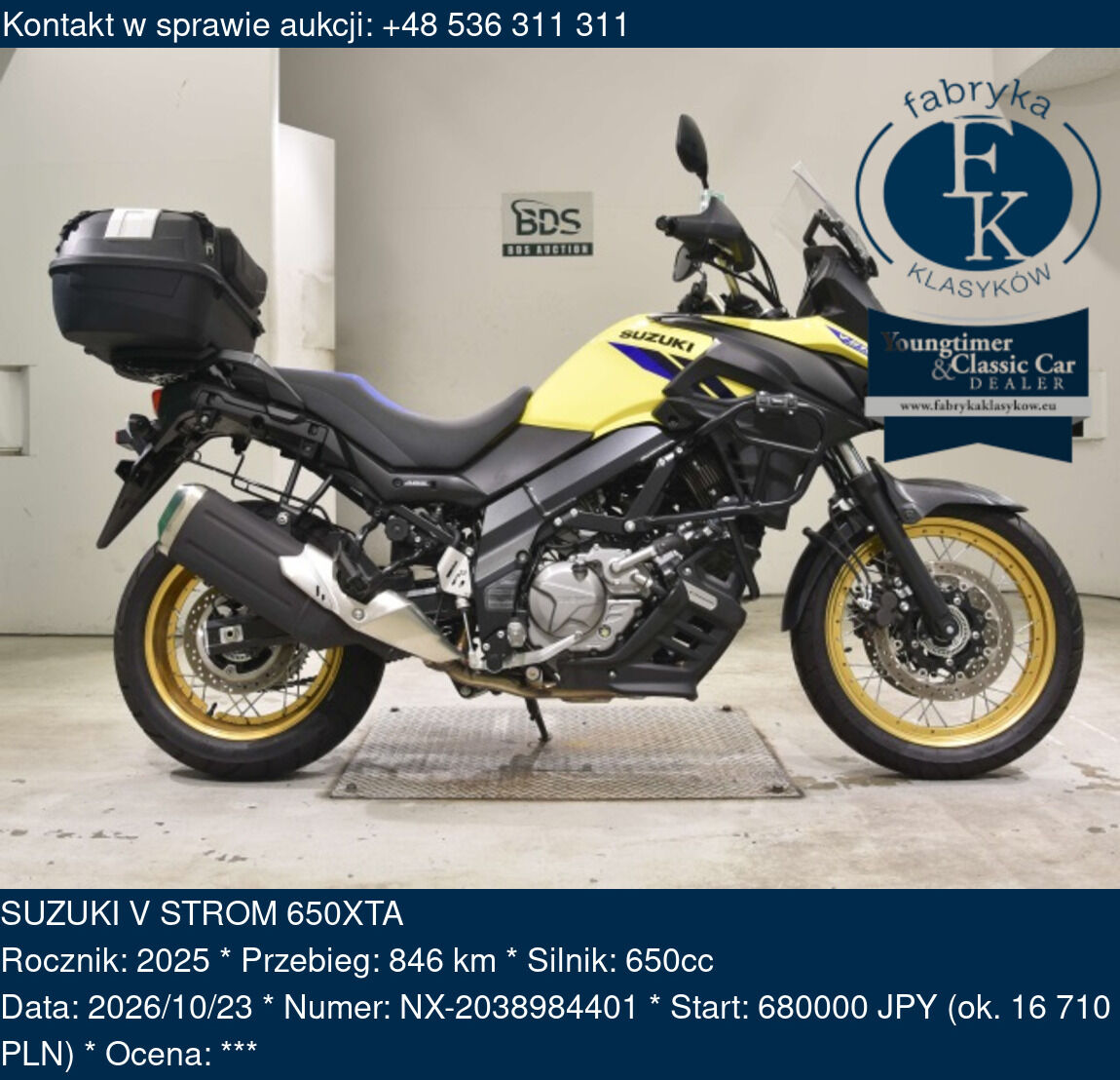 SUZUKI V STROM 650XTA 2025 - zdjęcie 2