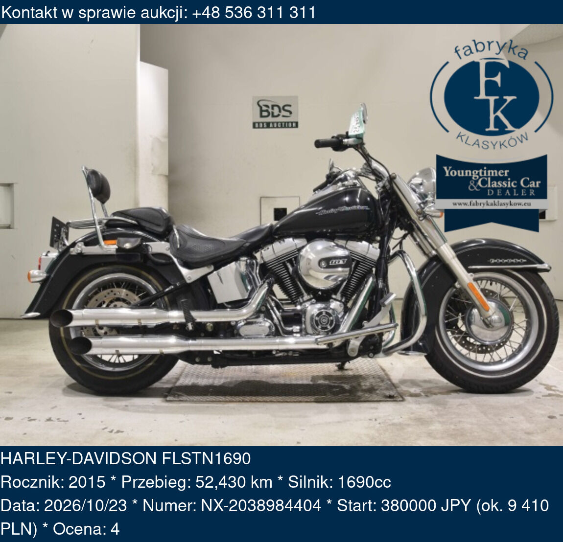 HARLEY-DAVIDSON FLSTN1690 2015 - zdjęcie 2