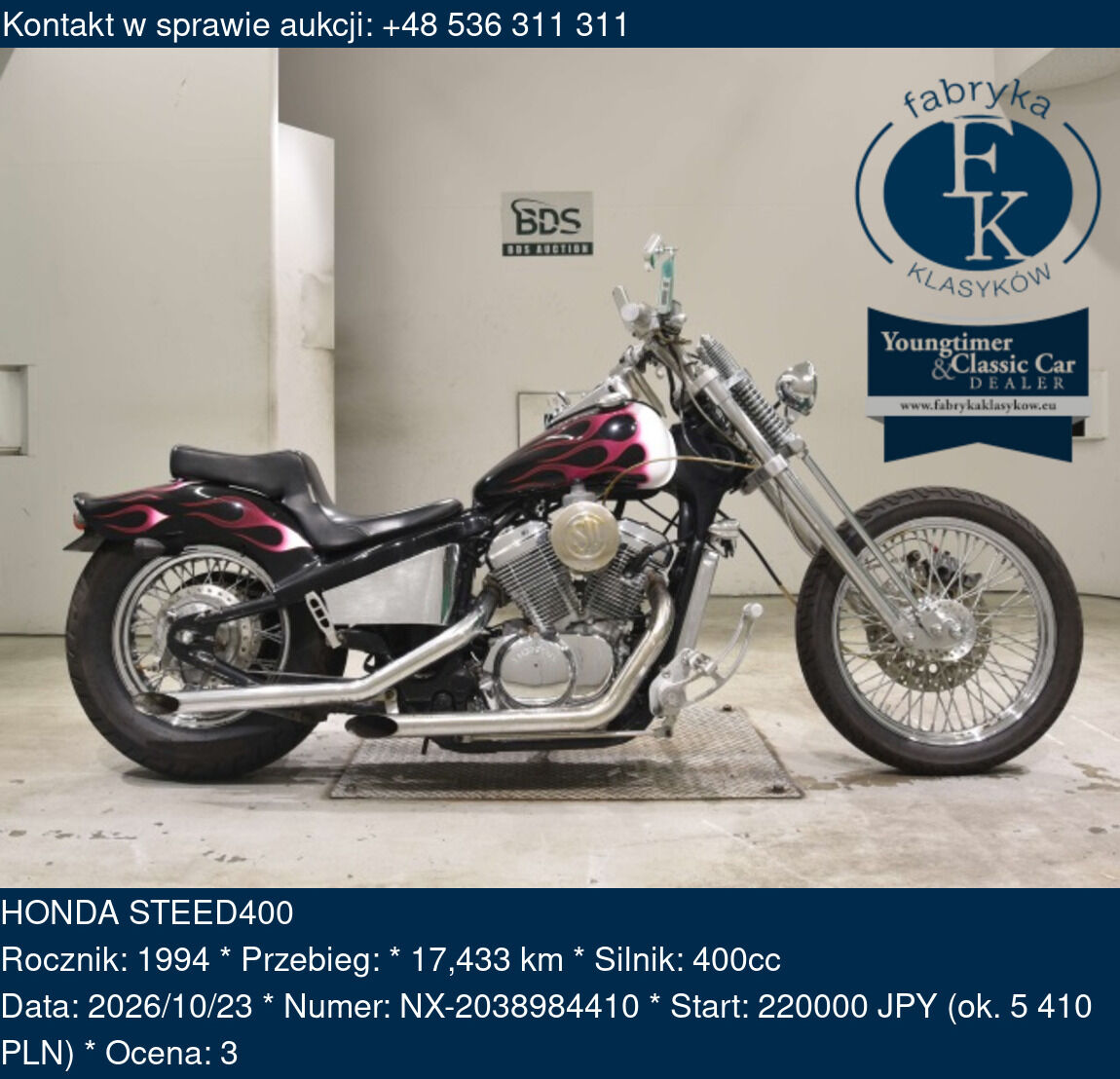 HONDA STEED400 1994 - zdjęcie 2