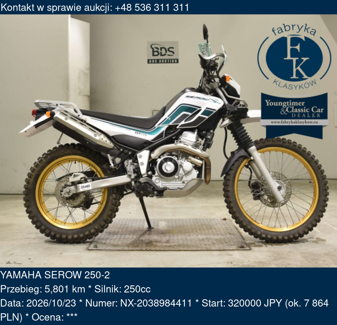 YAMAHA SEROW 250-2  - zdjęcie 2