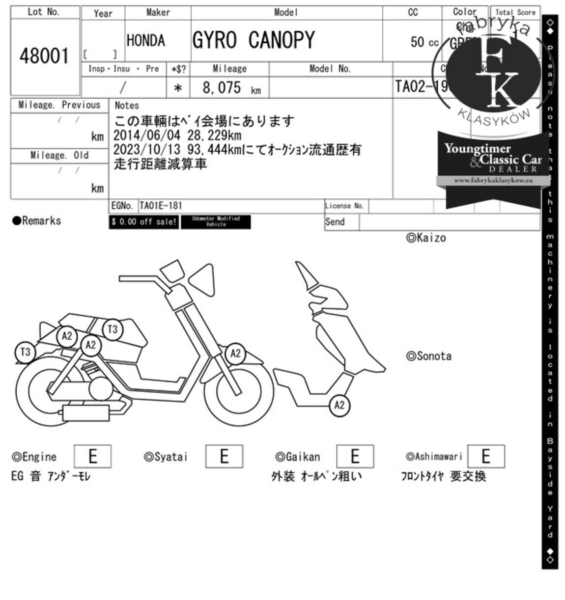 HONDA GYRO  - zdjęcie 8