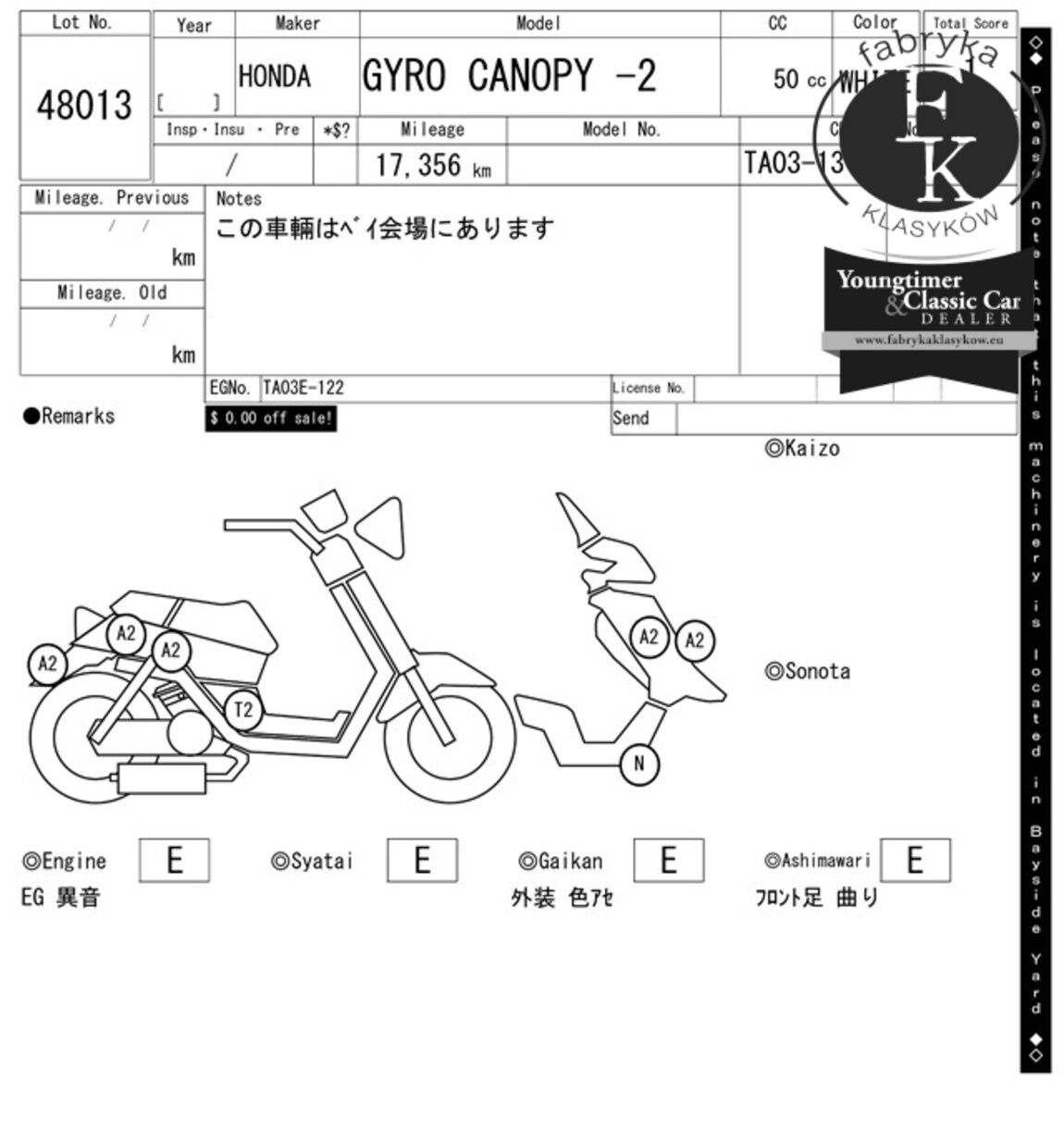HONDA GYRO CANOPY-2  - zdjęcie 8
