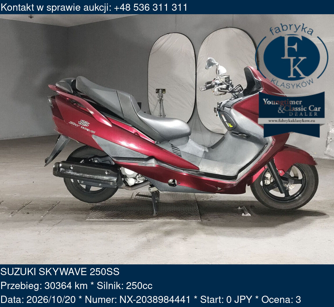 SUZUKI SKYWAVE 250SS  - zdjęcie 2