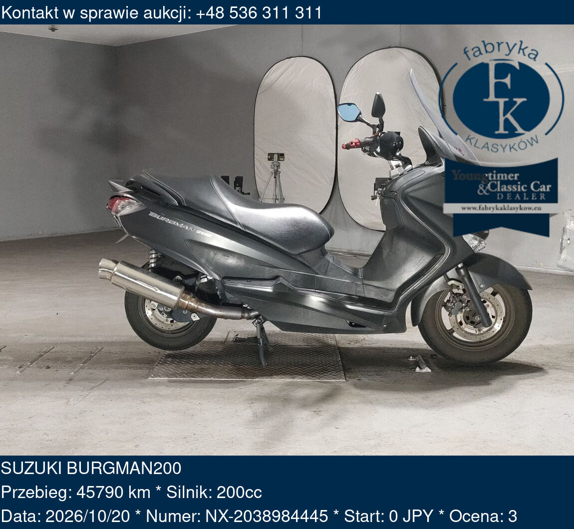 SUZUKI BURGMAN200  - zdjęcie 2