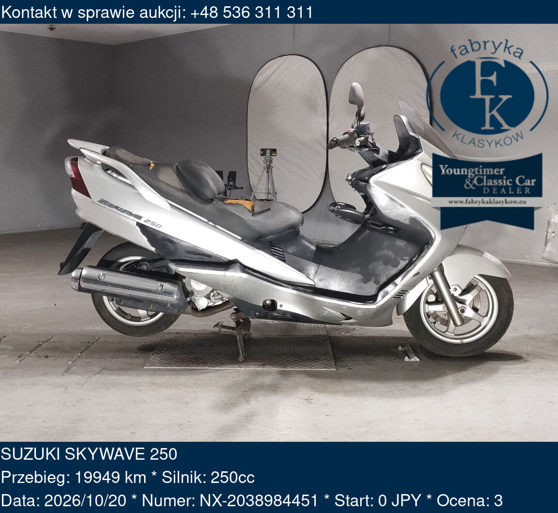 SUZUKI SKYWAVE 250  - zdjęcie 2