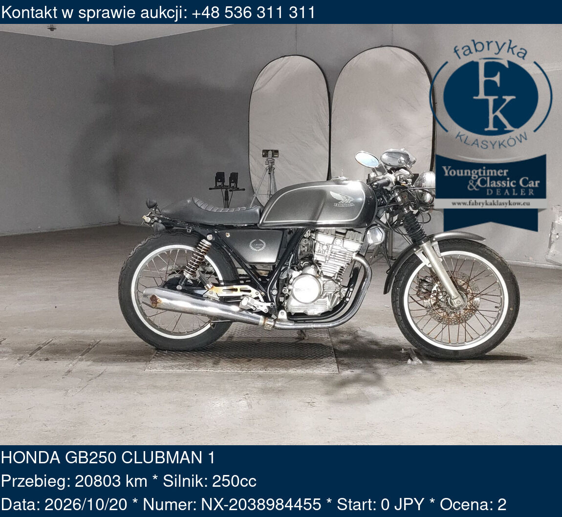 HONDA GB250 CLUBMAN 1  - zdjęcie 2