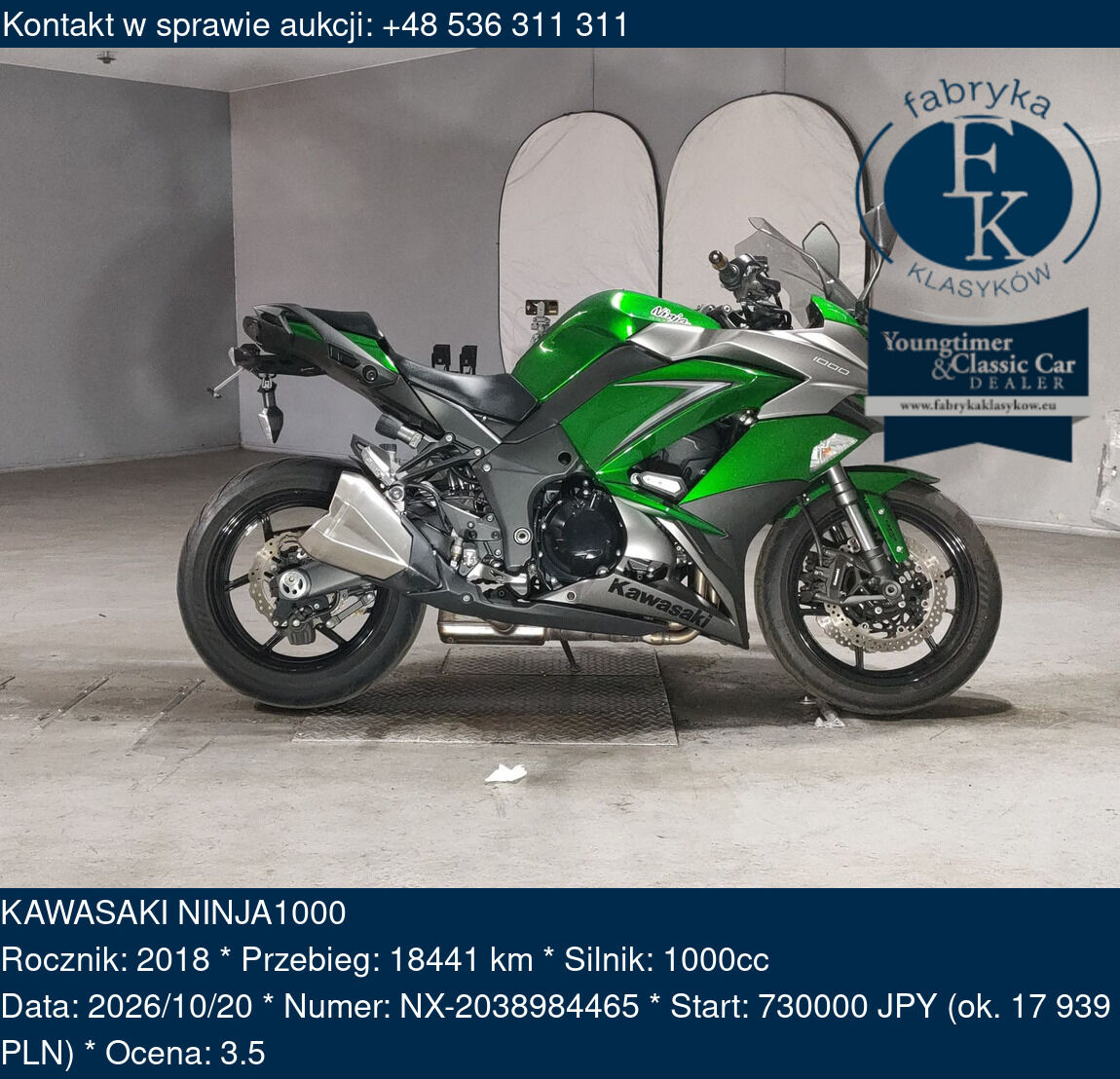 KAWASAKI NINJA1000 2018 - zdjęcie 2