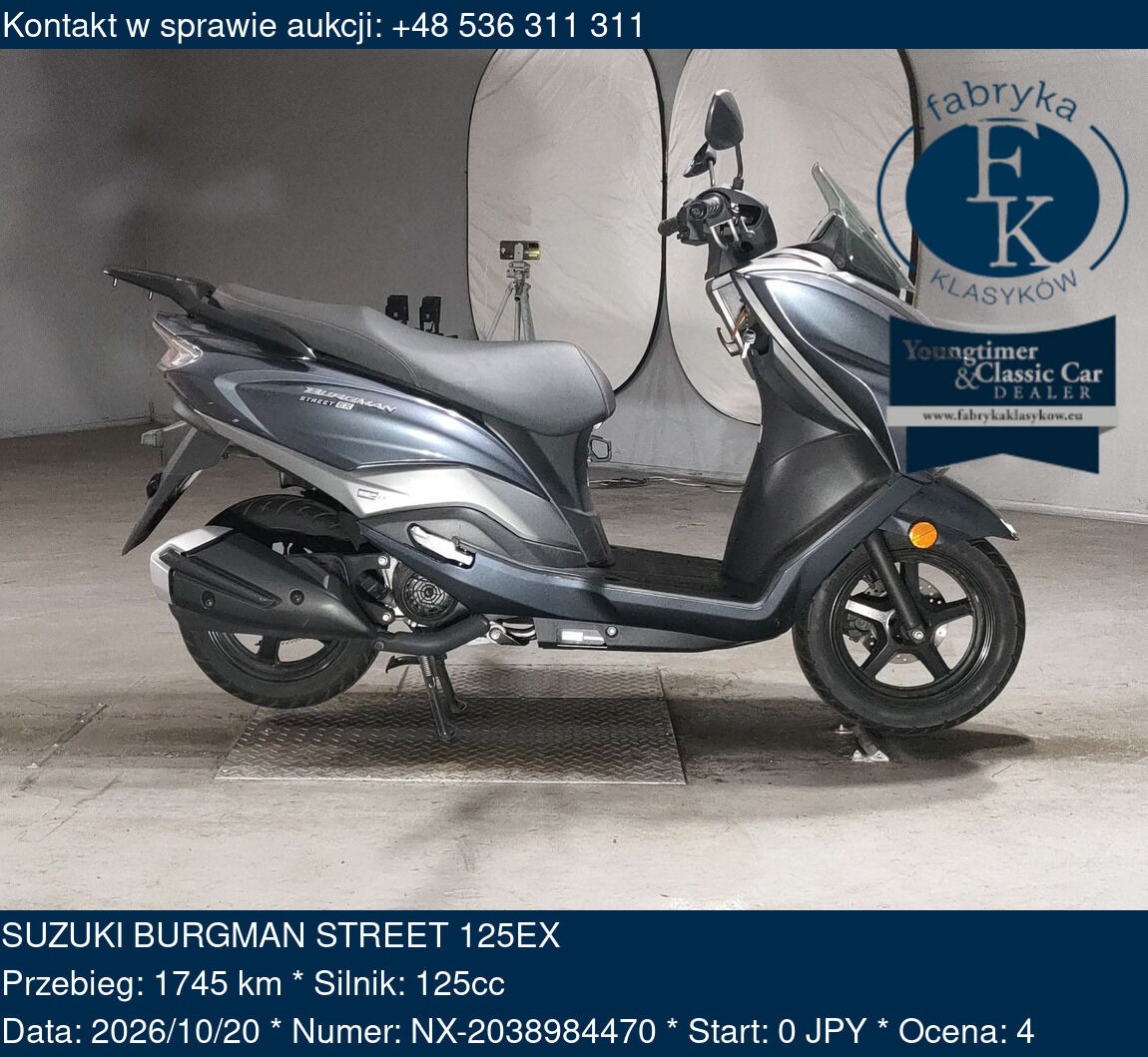 SUZUKI BURGMAN STREET 125EX  - zdjęcie 2