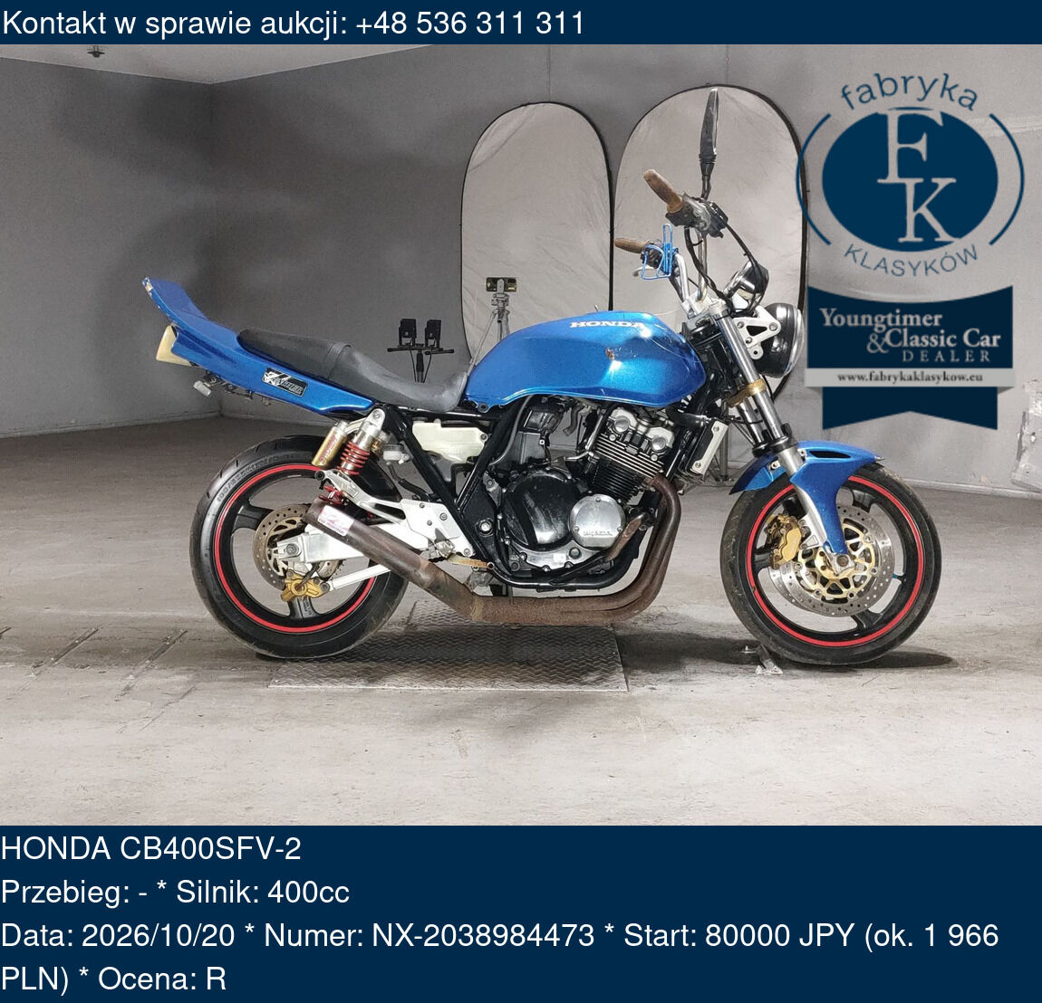 HONDA CB400SFV-2  - zdjęcie 2