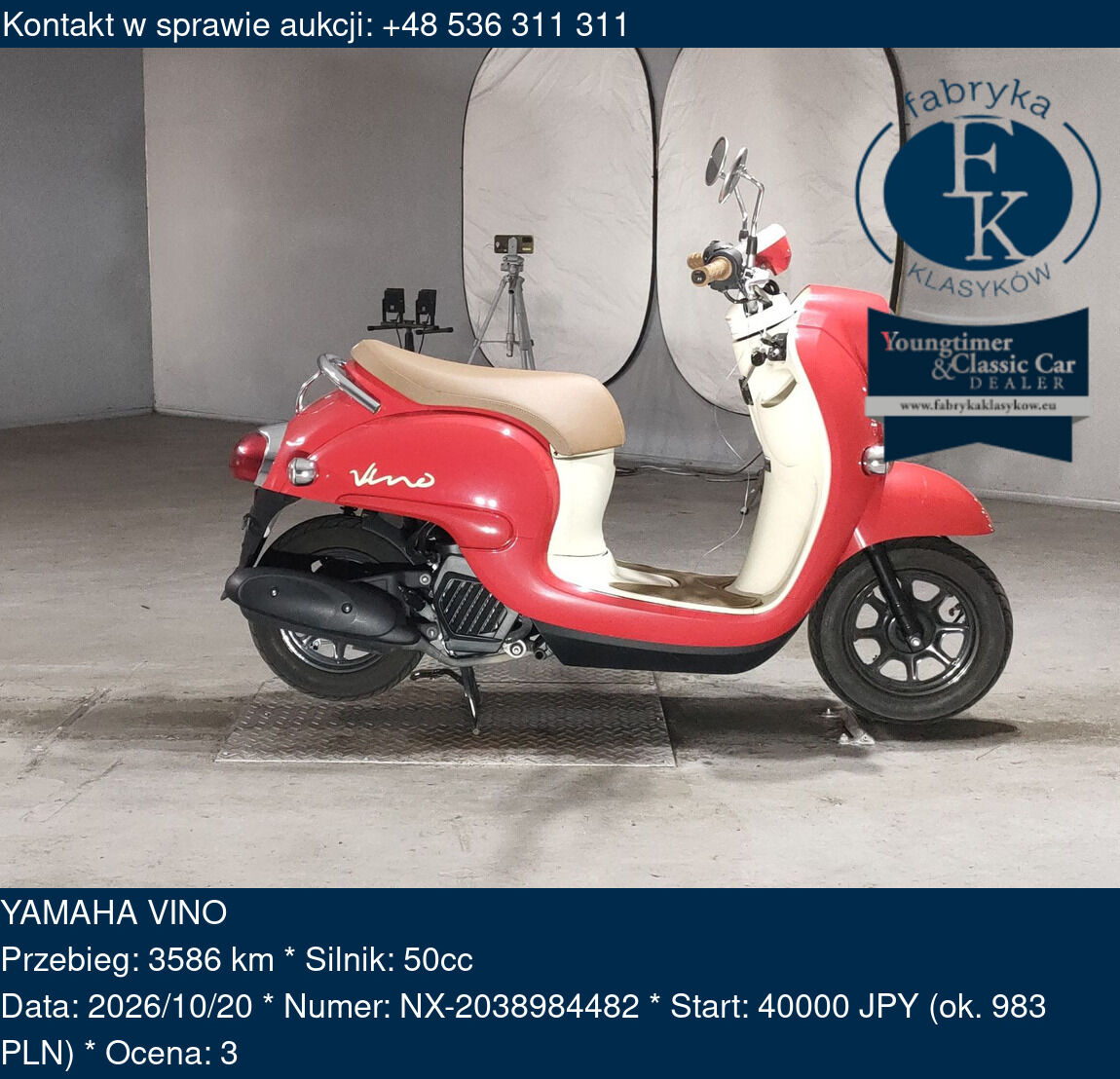 YAMAHA VINO  - zdjęcie 2