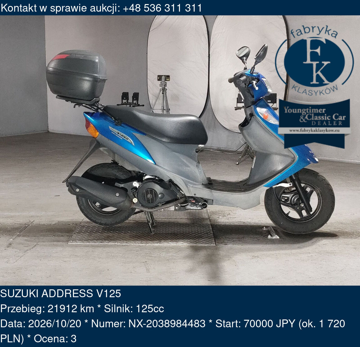SUZUKI ADDRESS V125  - zdjęcie 2