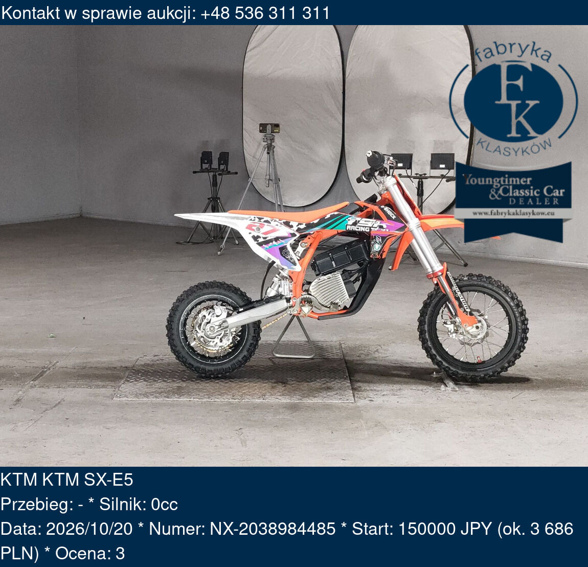 KTM KTM SX-E5  - zdjęcie 2