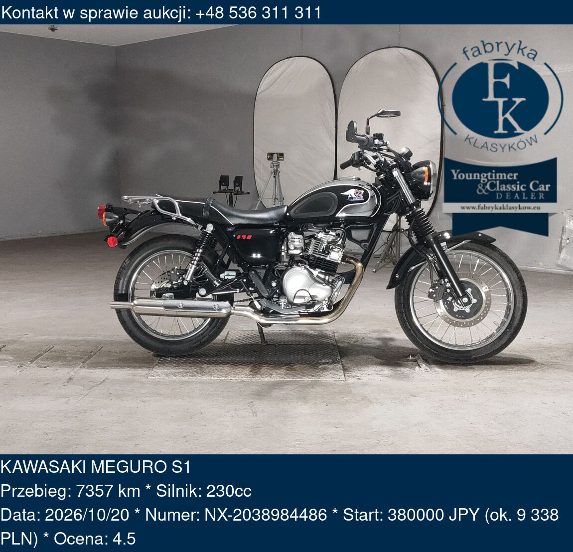 KAWASAKI MEGURO S1  - zdjęcie 2