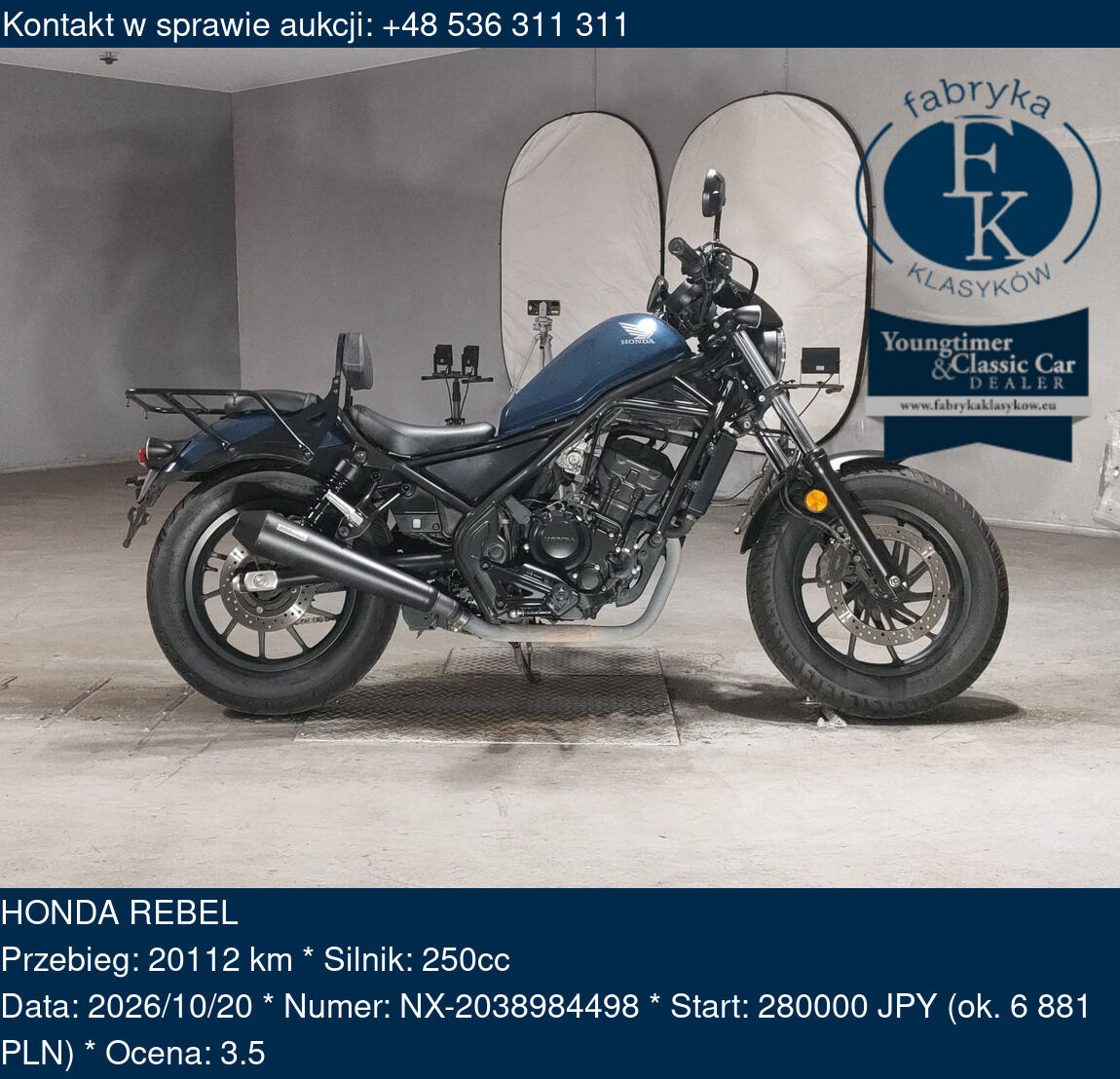 HONDA REBEL  - zdjęcie 2