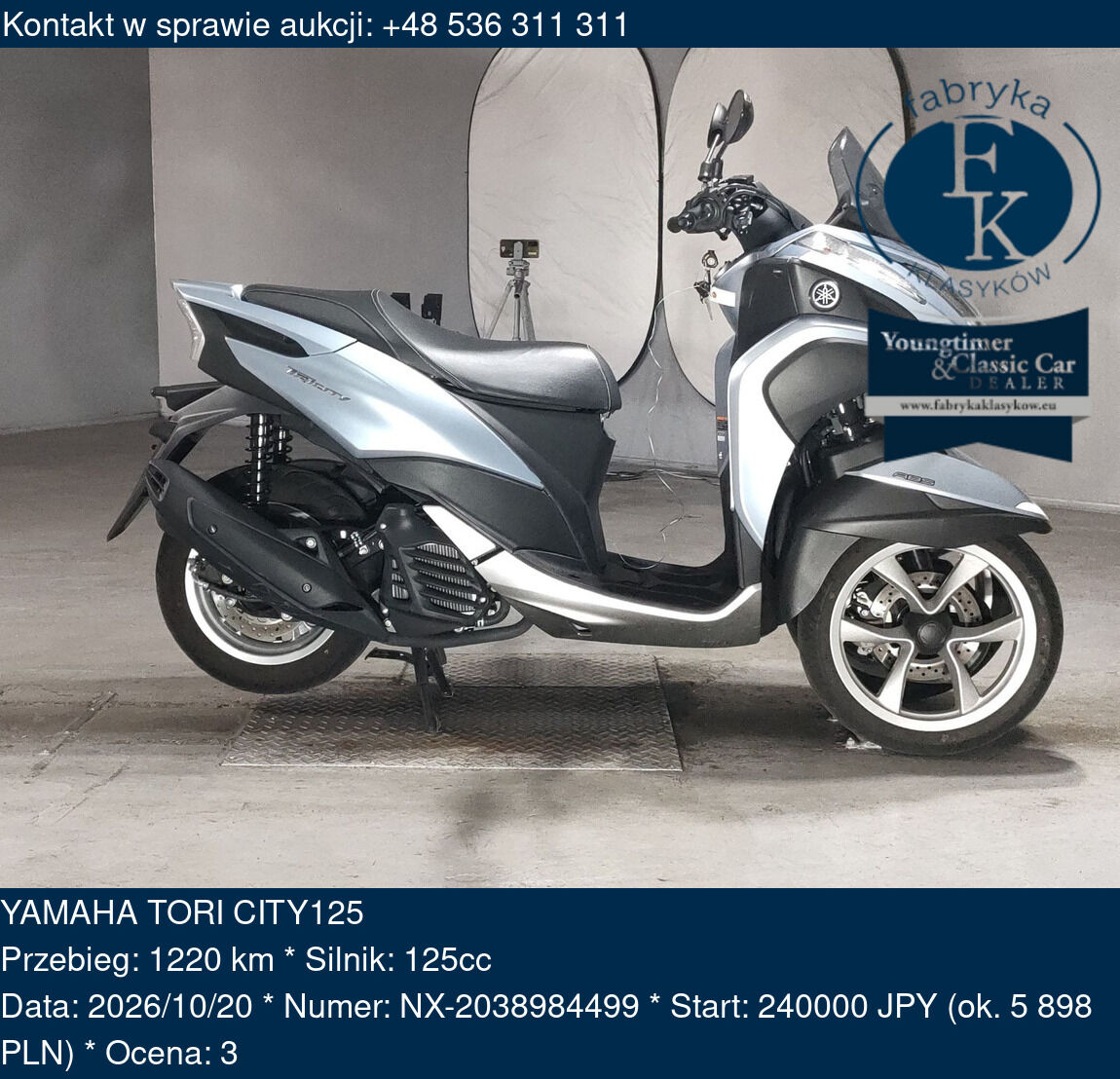 YAMAHA TORI CITY125  - zdjęcie 2