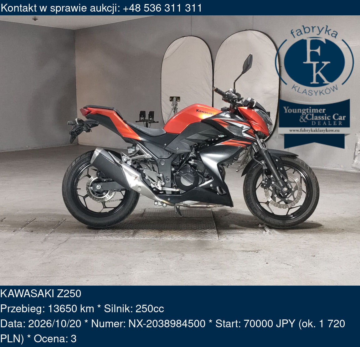 KAWASAKI Z250  - zdjęcie 2