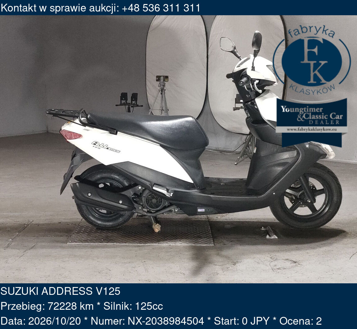 SUZUKI ADDRESS V125  - zdjęcie 2