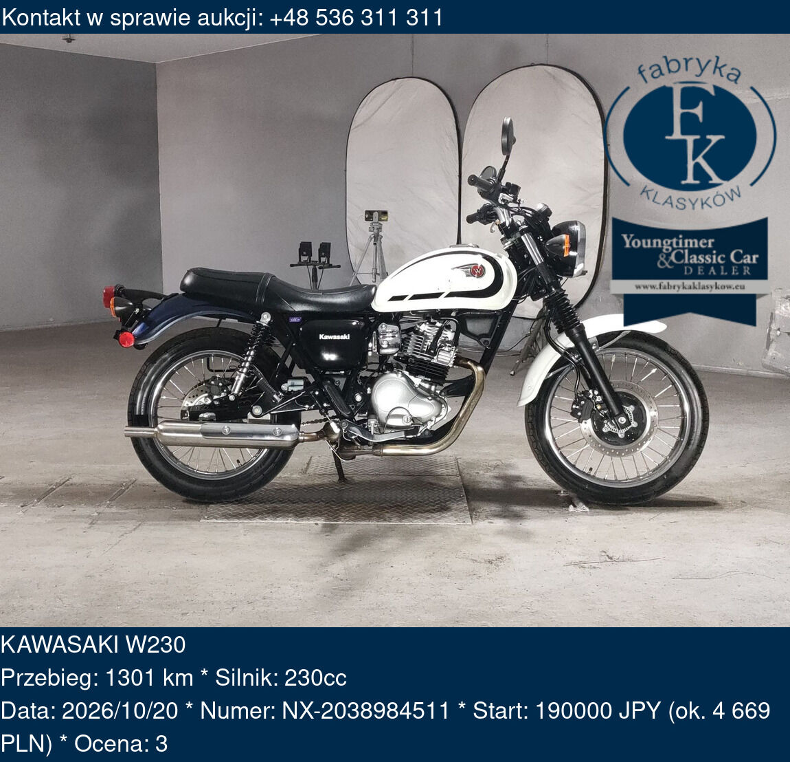 KAWASAKI W230 - zdjęcie 2