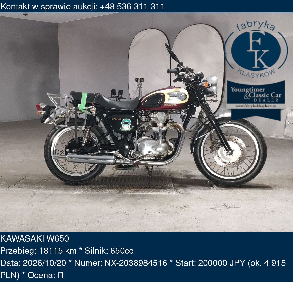 KAWASAKI W650  - zdjęcie 2
