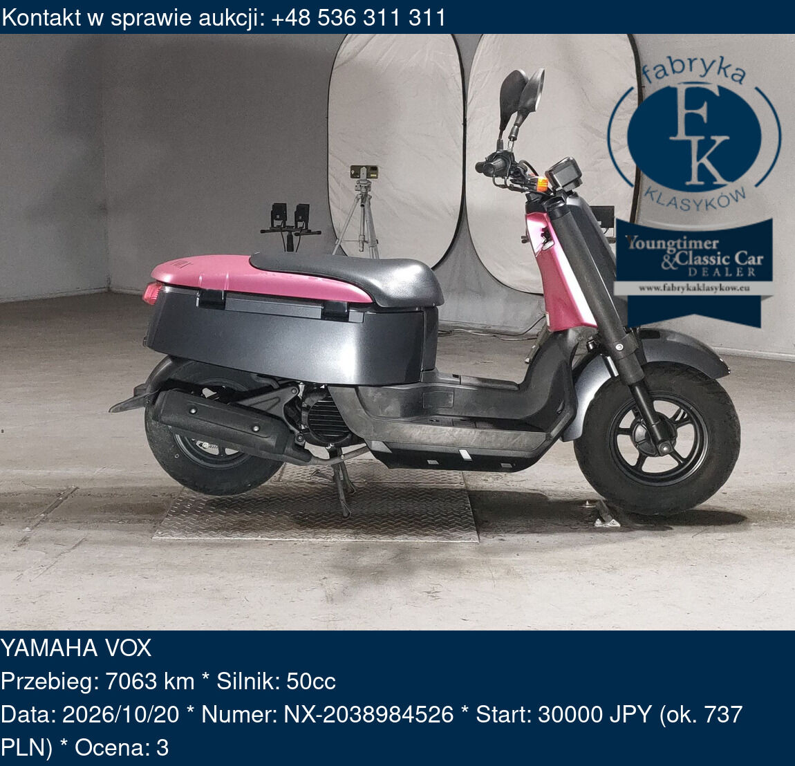 YAMAHA VOX  - zdjęcie 2