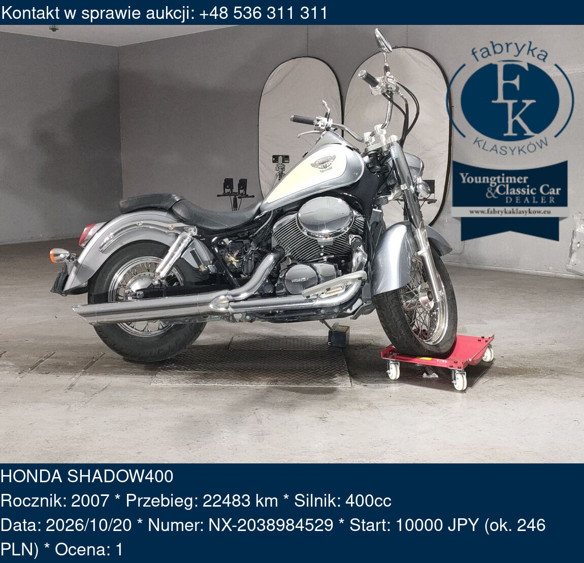 HONDA SHADOW400 2007 - zdjęcie 2
