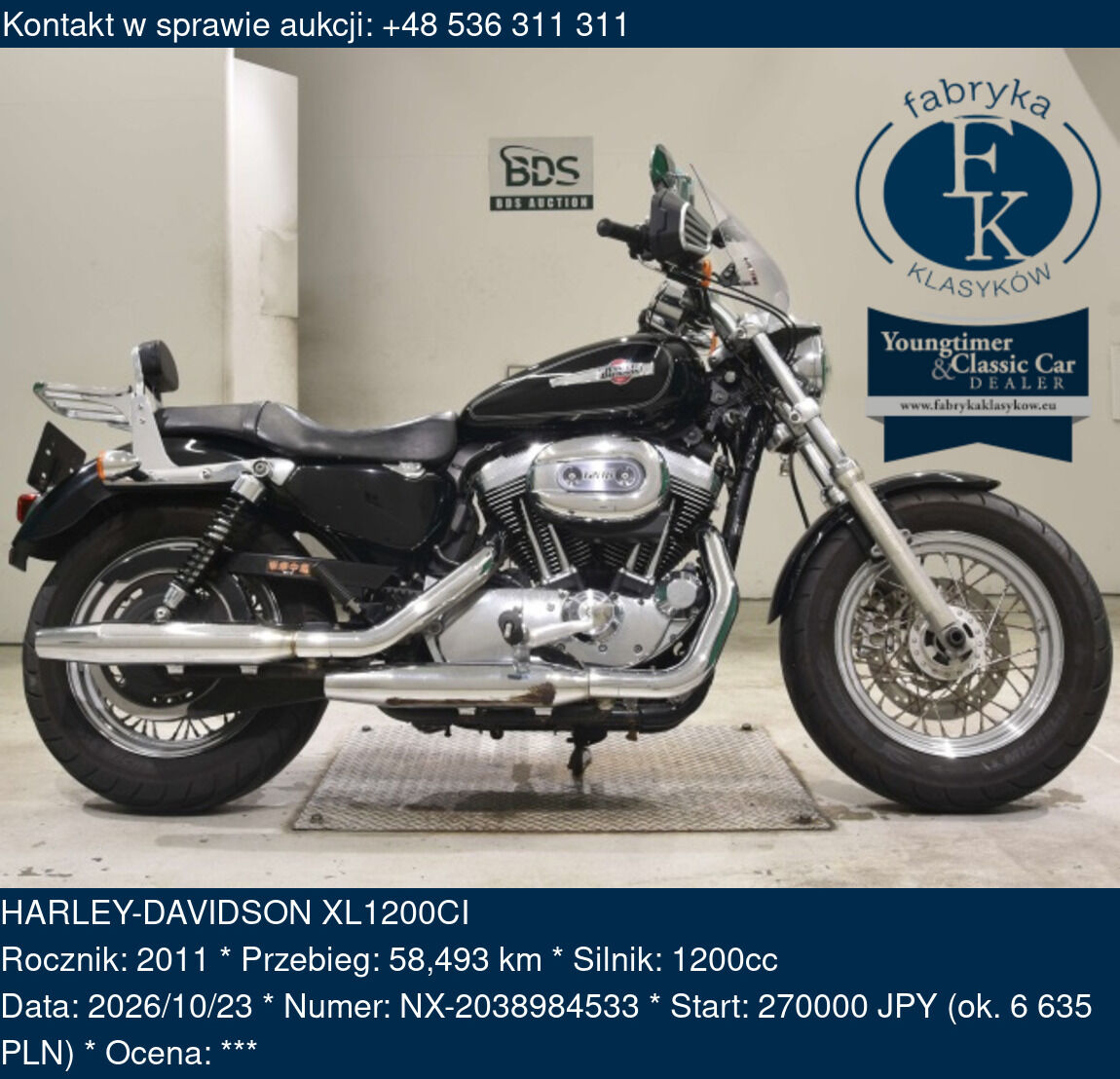 HARLEY-DAVIDSON XL1200CI 2011 - zdjęcie 2