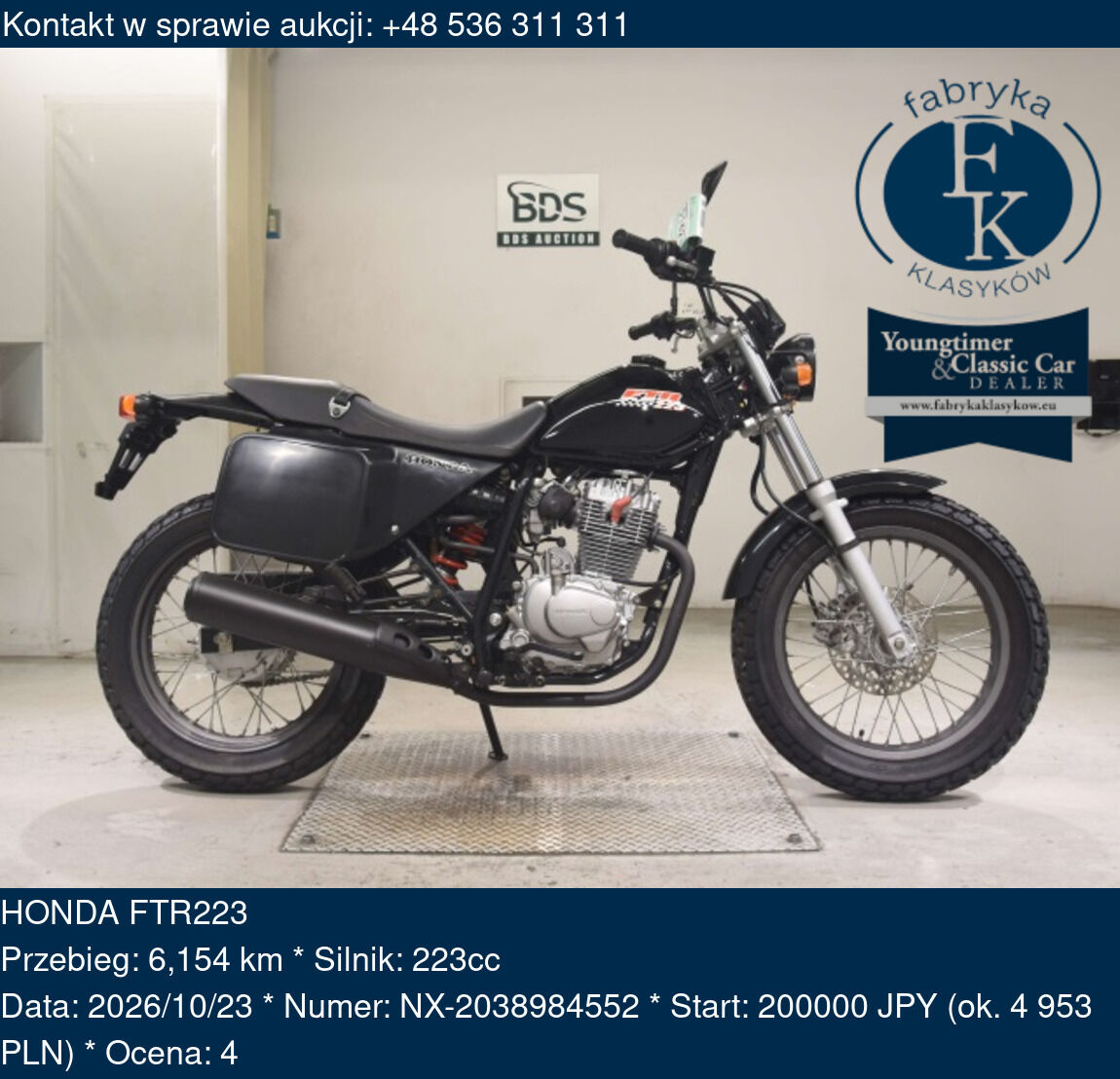 HONDA FTR223  - zdjęcie 2