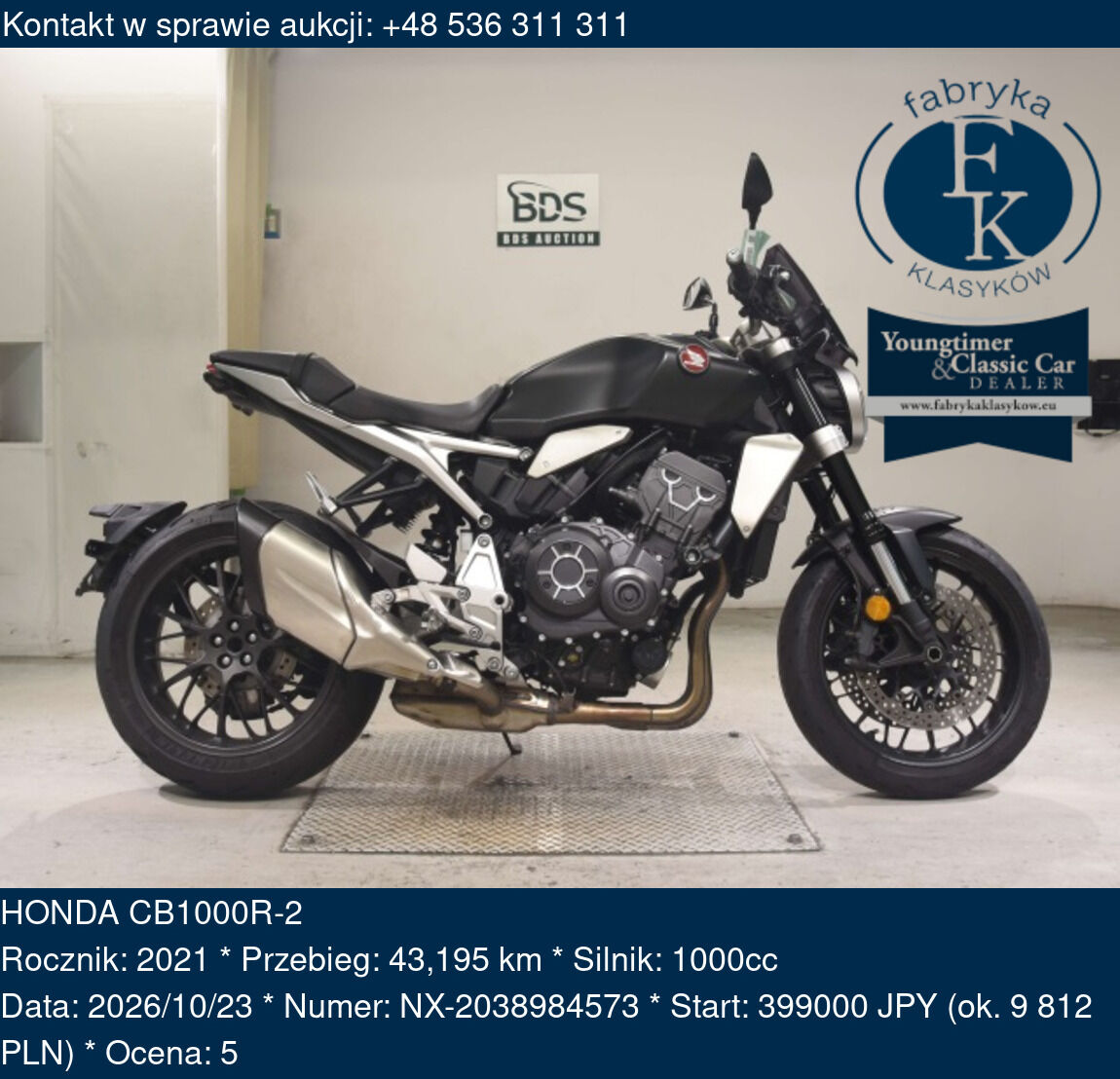 HONDA CB1000R-2 2021 - zdjęcie 2
