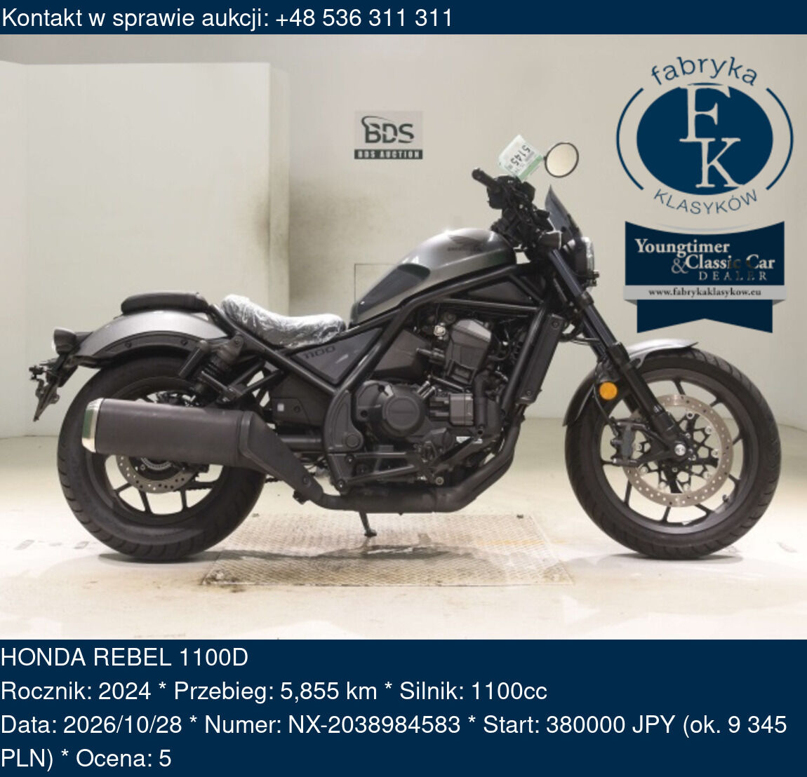 HONDA REBEL 1100D 2024 - zdjęcie 2