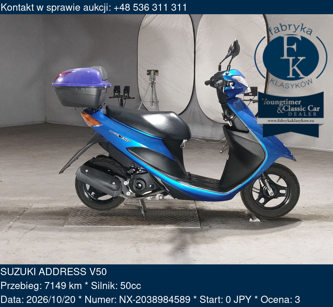 SUZUKI ADDRESS V50  - zdjęcie 2