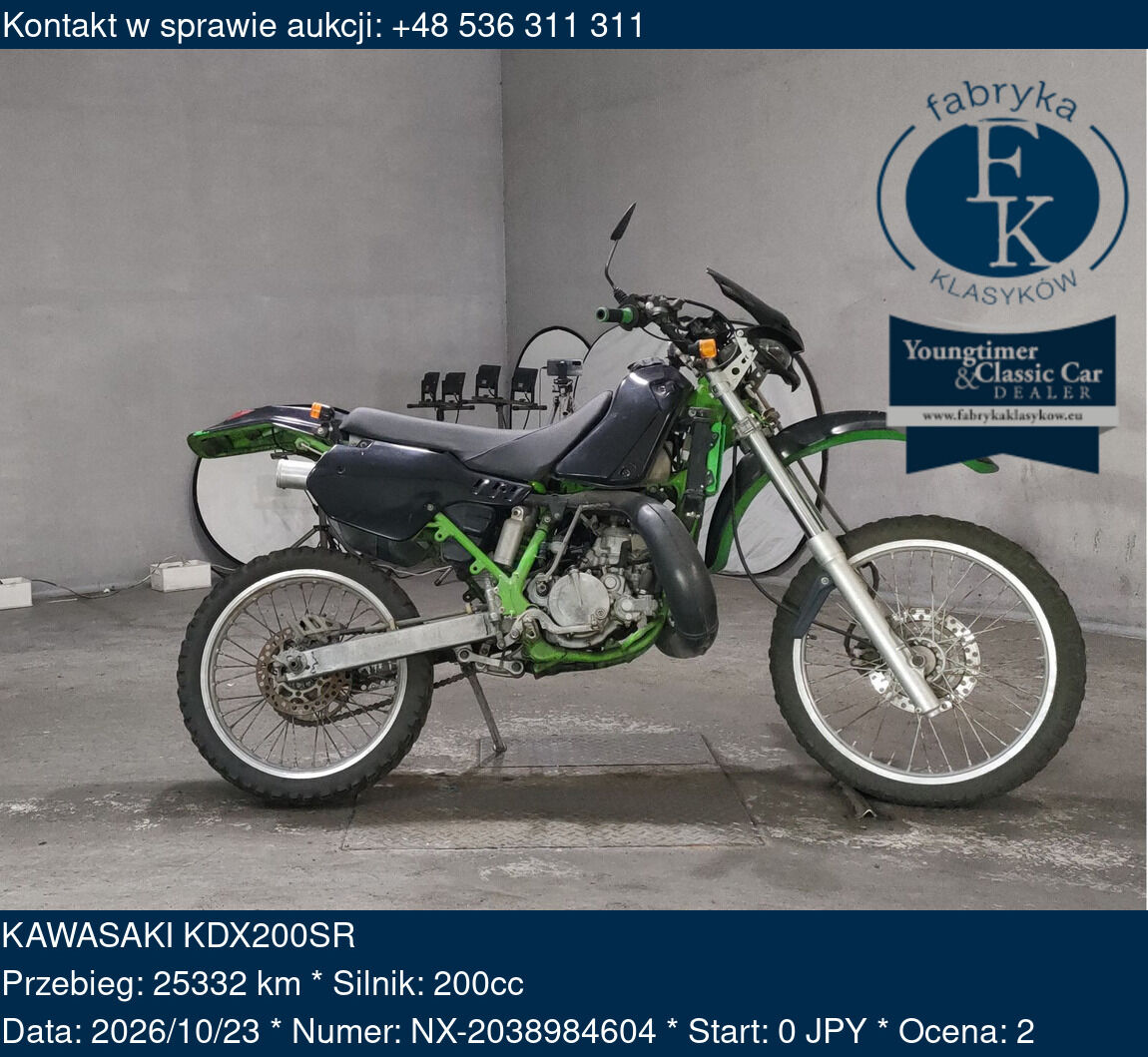 KAWASAKI KDX200SR - zdjęcie 2