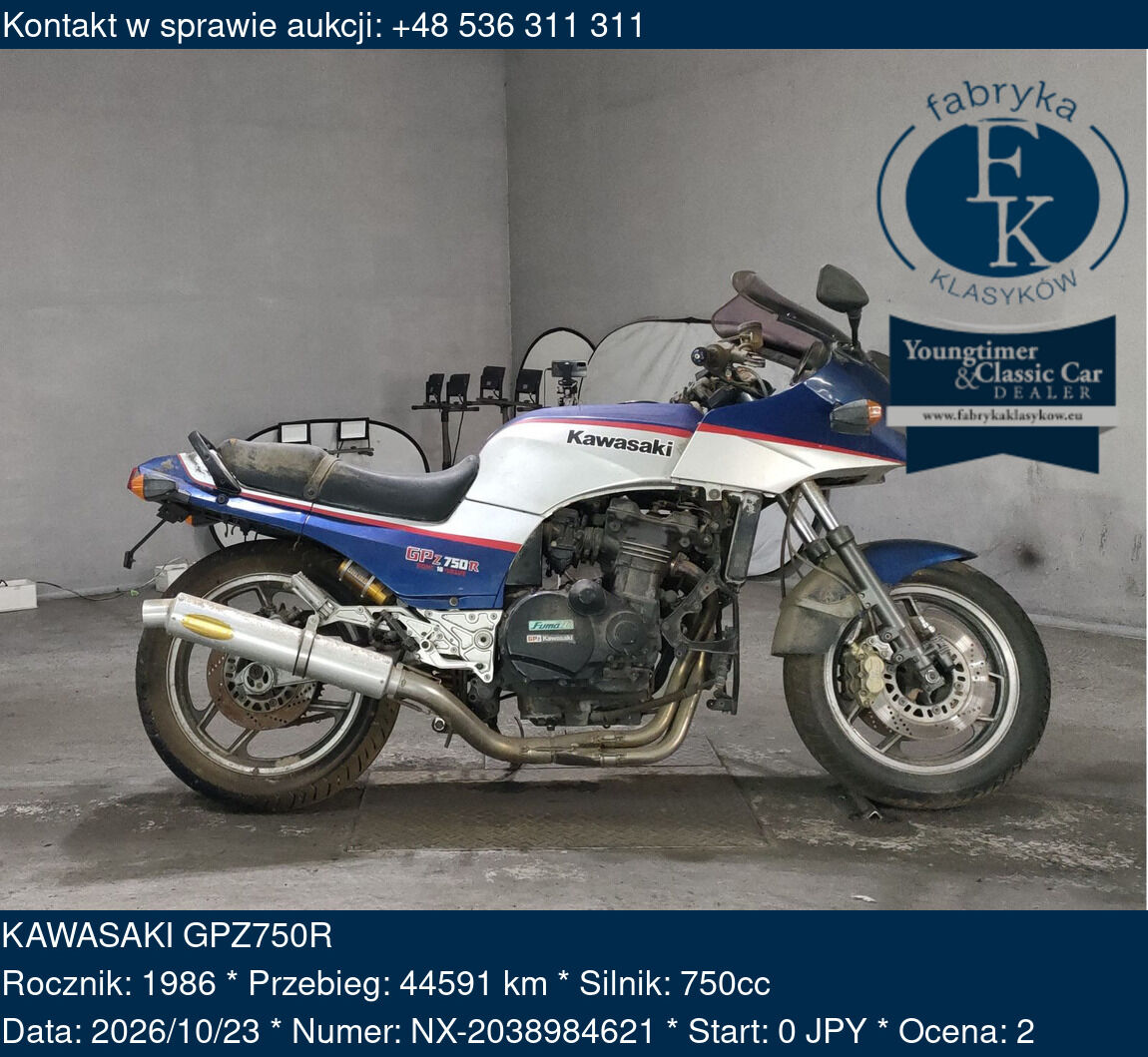 KAWASAKI GPZ750R 1986 - zdjęcie 2