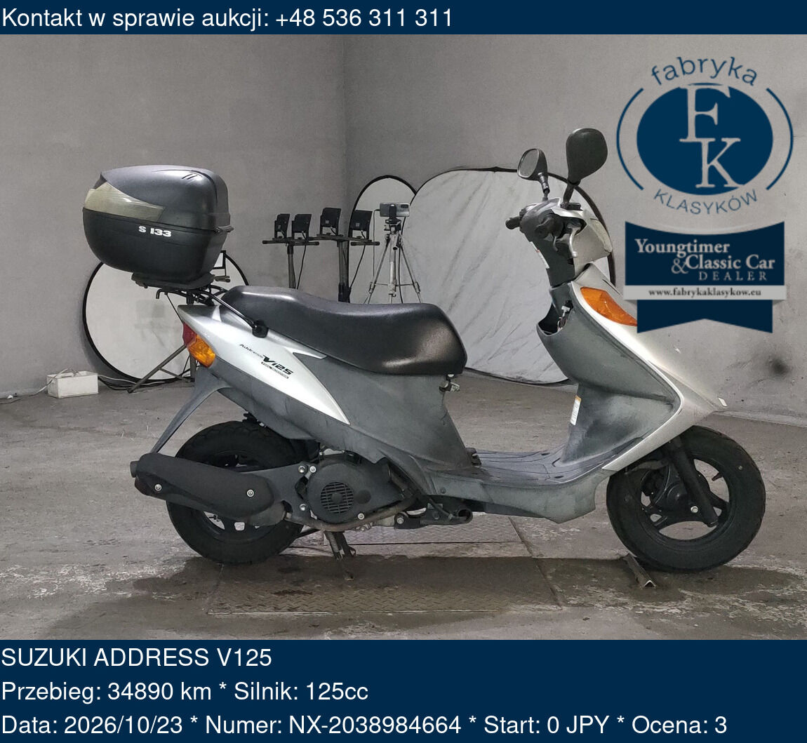 SUZUKI ADDRESS V125 - zdjęcie 2