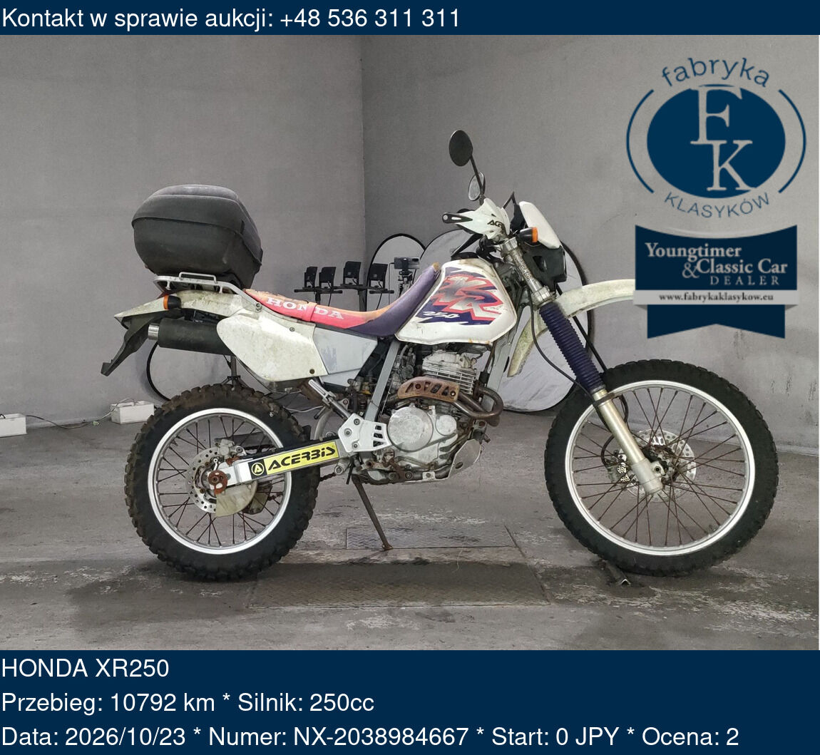 HONDA XR250  - zdjęcie 2