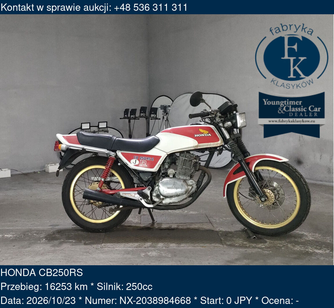 HONDA CB250RS  - zdjęcie 2