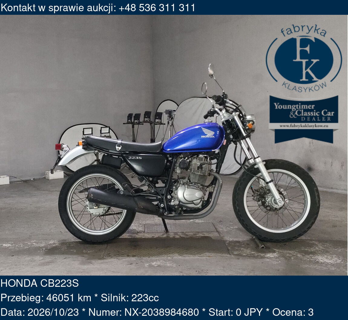 HONDA CB223S  - zdjęcie 2