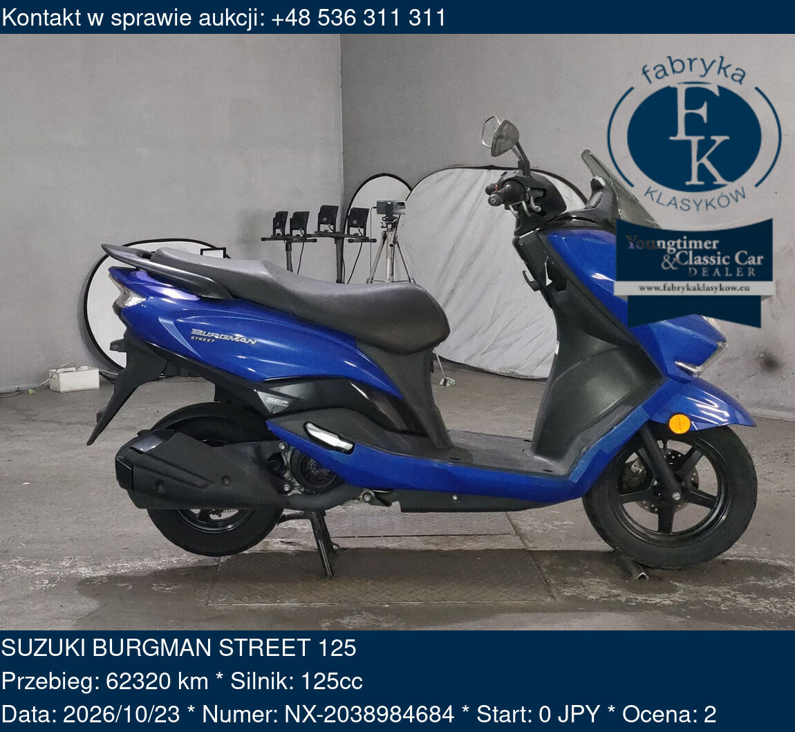 SUZUKI BURGMAN STREET 125  - zdjęcie 2