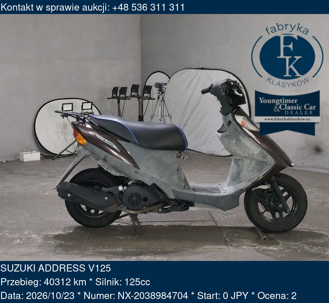 SUZUKI ADDRESS V125 - zdjęcie 2