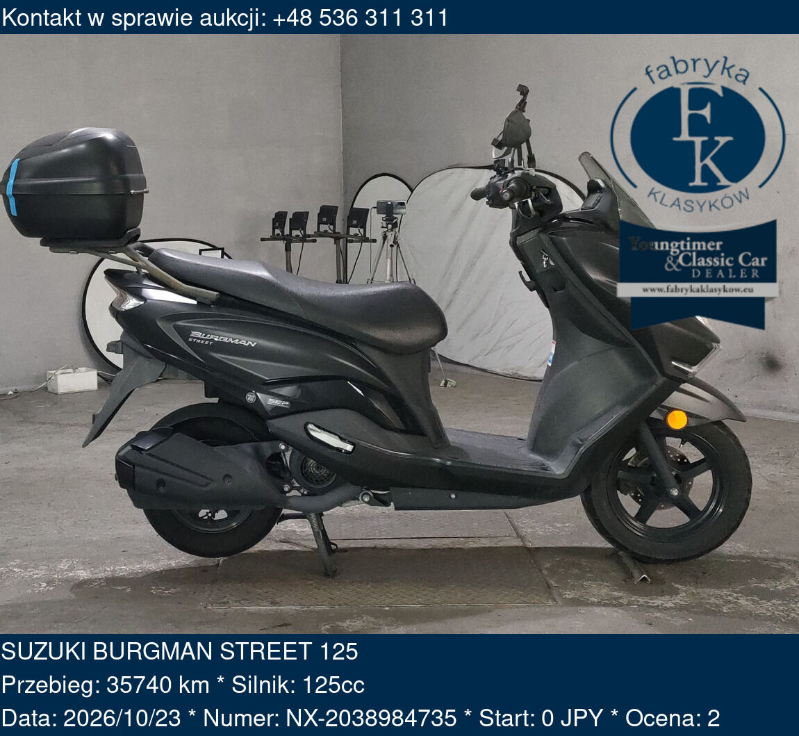 SUZUKI BURGMAN STREET 125  - zdjęcie 2