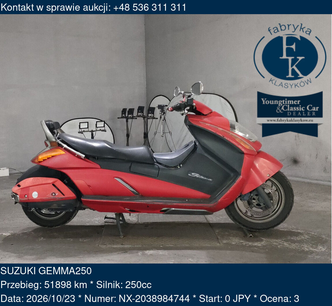 SUZUKI GEMMA250  - zdjęcie 2