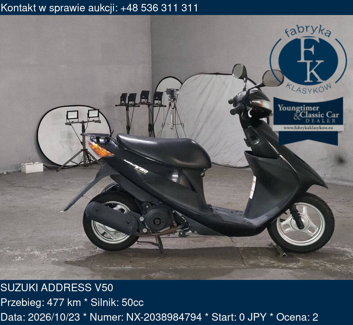 SUZUKI ADDRESS V50  - zdjęcie 2