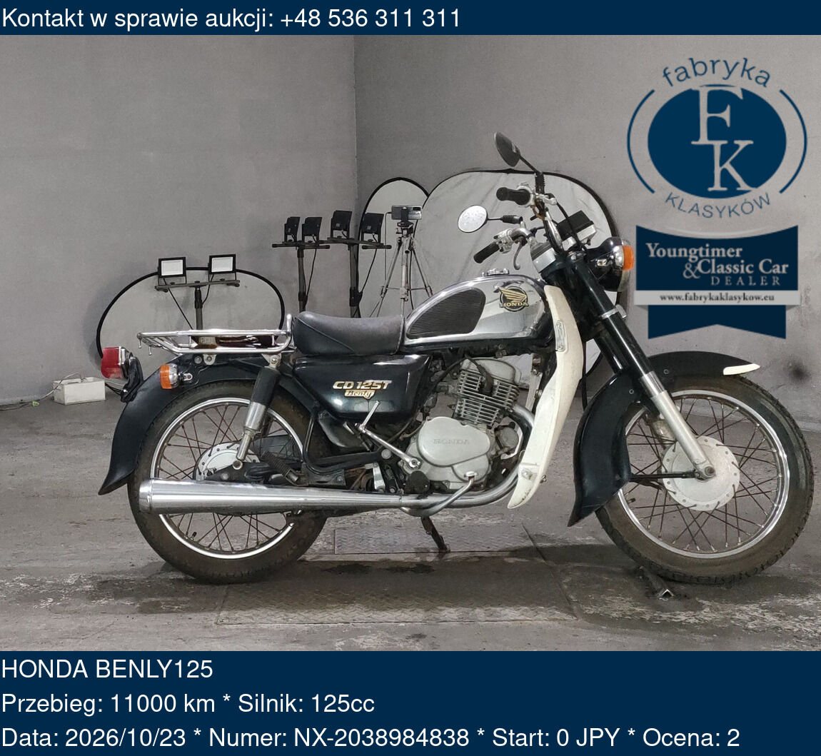 HONDA BENLY125  - zdjęcie 2