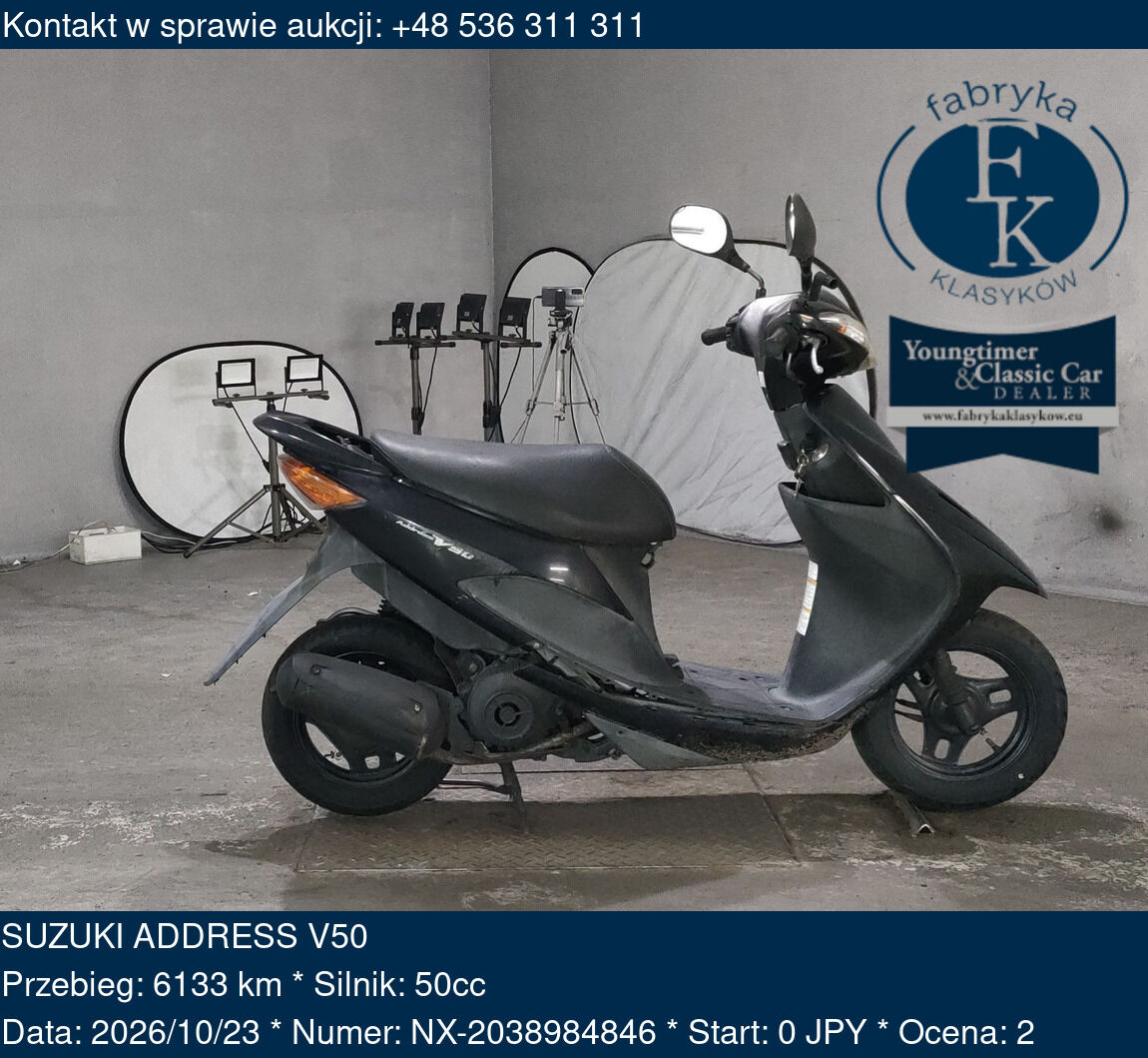 SUZUKI ADDRESS V50  - zdjęcie 2